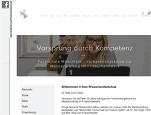 Tablet Screenshot of muenchrath-fachschule.de